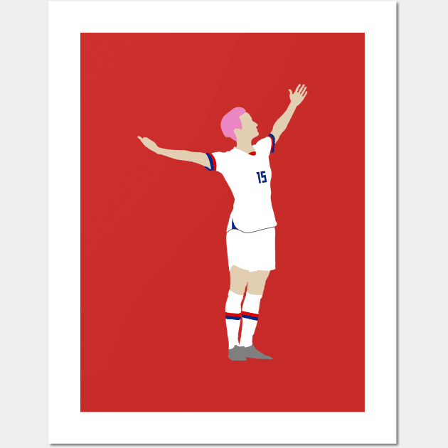 Megan Rapinoe Wall Art by CulturedVisuals